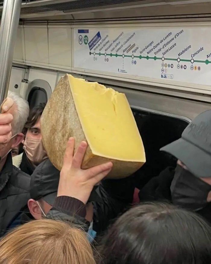 35 Times People Spotted The Wildest Things On The Paris Metro And Had To Snap A Pic
