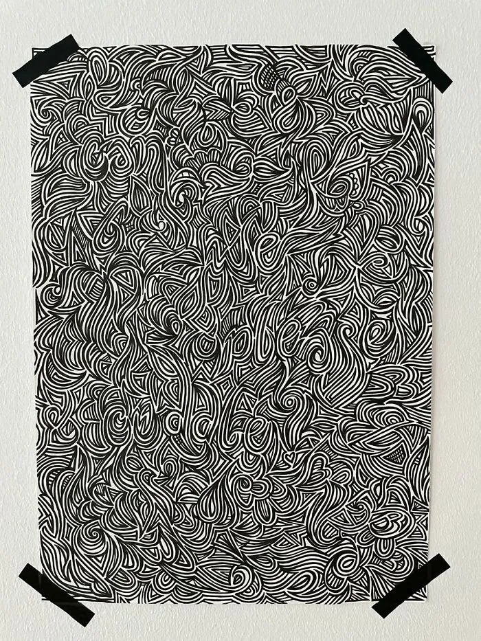 I Hide Quotes In My Doodles: Can You Spot What They Say?