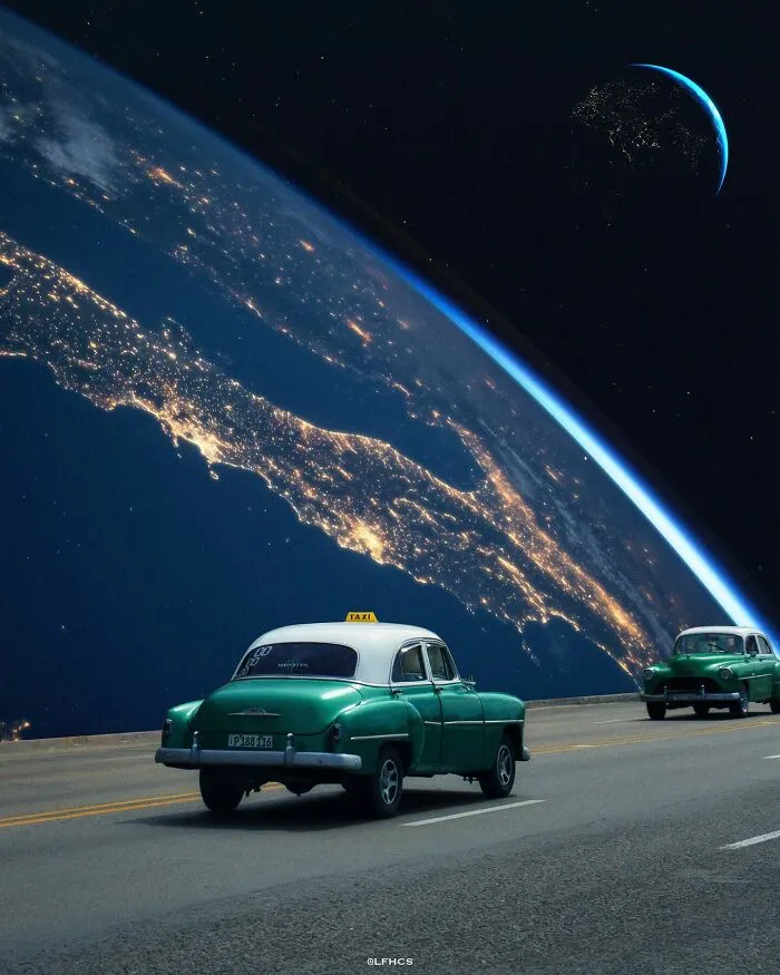 Artist LFHCS Crafts Spectacular Landscapes Where Earth Meets The Universe (39 Pics)