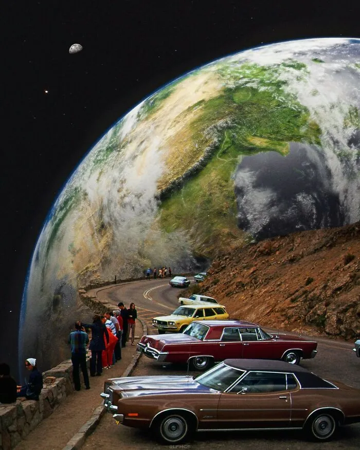 Artist LFHCS Crafts Spectacular Landscapes Where Earth Meets The Universe (39 Pics)