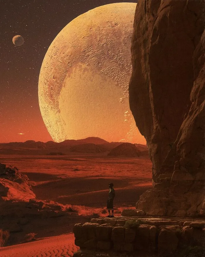 Artist LFHCS Crafts Spectacular Landscapes Where Earth Meets The Universe (39 Pics)