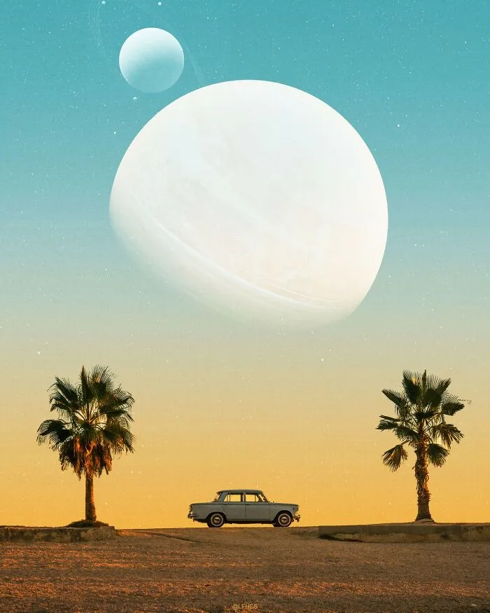 Artist LFHCS Crafts Spectacular Landscapes Where Earth Meets The Universe (39 Pics)