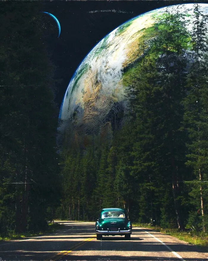Artist LFHCS Crafts Spectacular Landscapes Where Earth Meets The Universe (39 Pics)