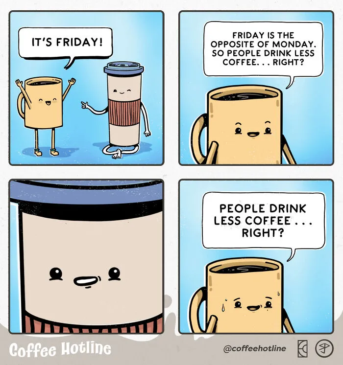 If You Love Coffee, You Might Like My Comic Series Featuring Funny Beverage Characters (30 Pics)