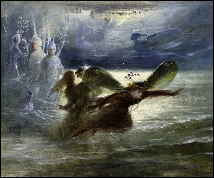 Sea Sprites In Flight