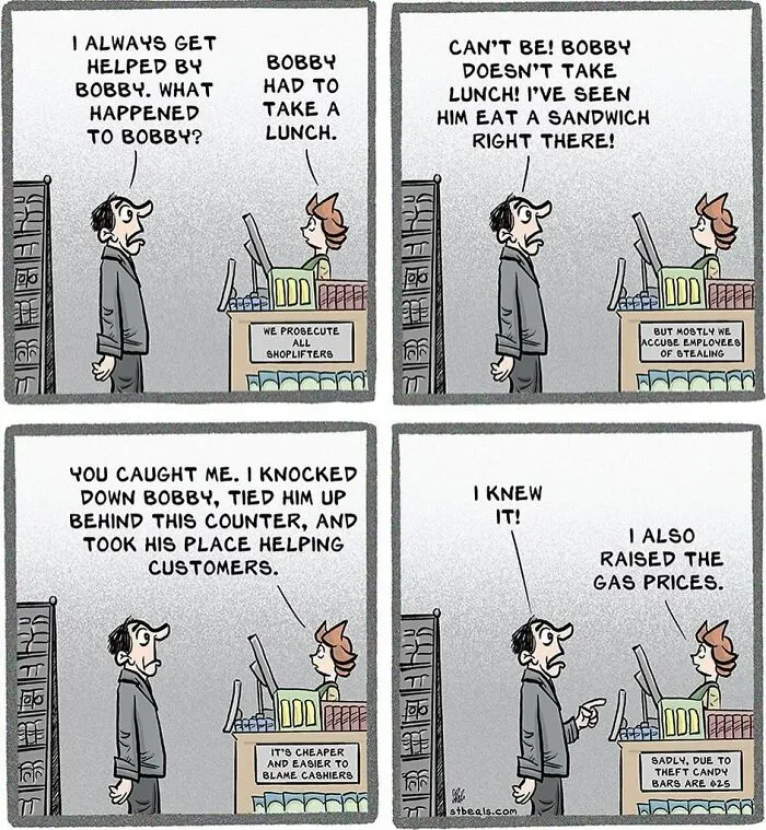 30 Funny Takes On The World Of Retail Employees By Stephen Beals (New Comics)