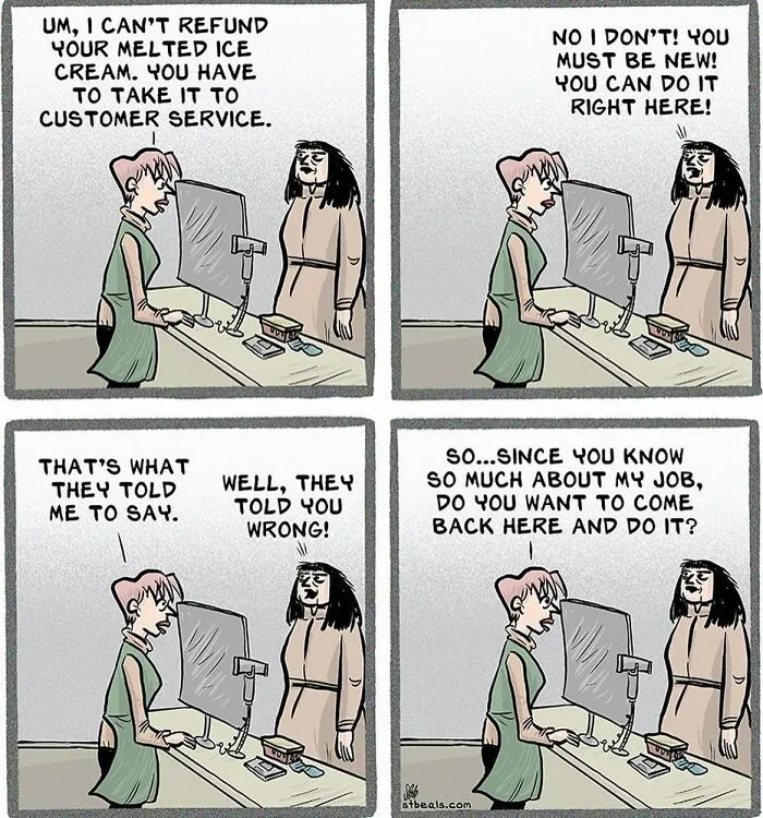 30 Funny Takes On The World Of Retail Employees By Stephen Beals (New Comics)