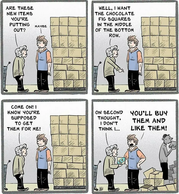 30 Funny Takes On The World Of Retail Employees By Stephen Beals (New Comics)