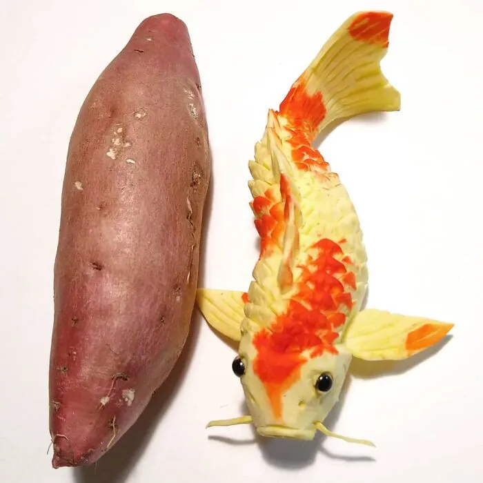 This Japanese Artist Creates Delicate Food Art, And Here Are 30 Of The Best Pieces