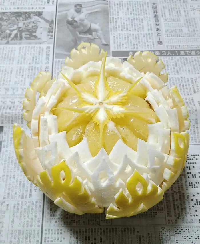 This Japanese Artist Creates Delicate Food Art, And Here Are 30 Of The Best Pieces