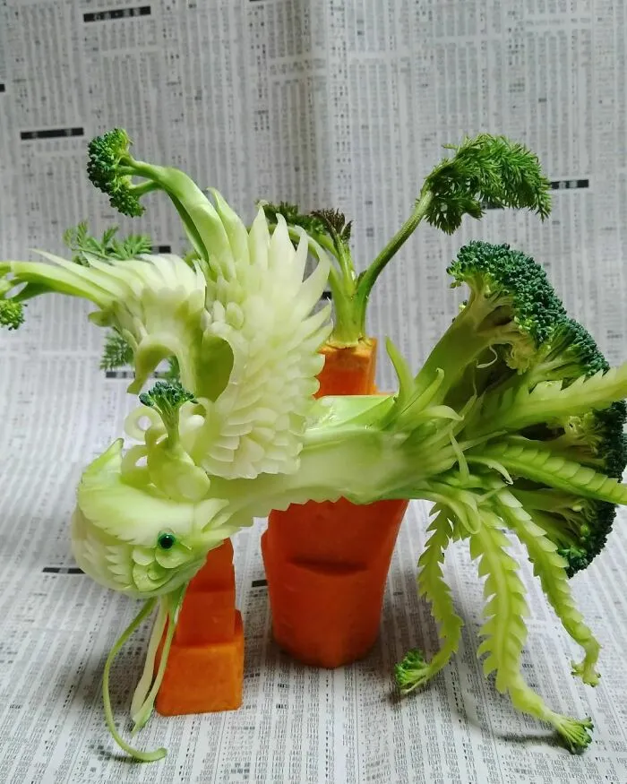 This Japanese Artist Creates Delicate Food Art, And Here Are 30 Of The Best Pieces
