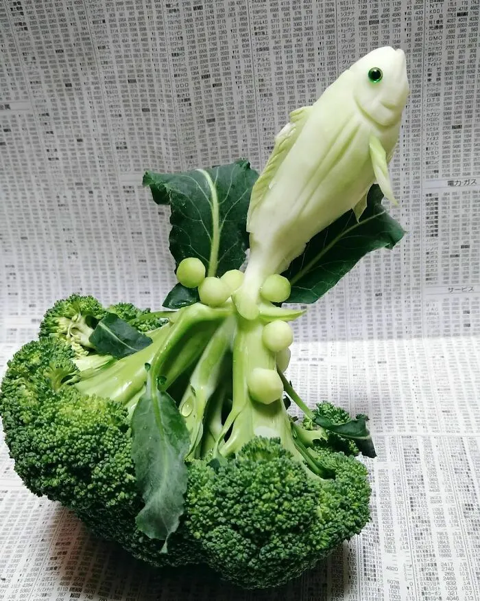 This Japanese Artist Creates Delicate Food Art, And Here Are 30 Of The Best Pieces
