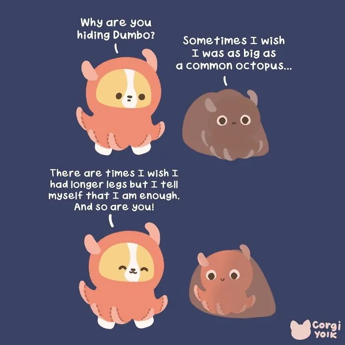 26 Wholesome Comics By Sonia Yeo, Starring A Playful Corgi And Its Furry Companions