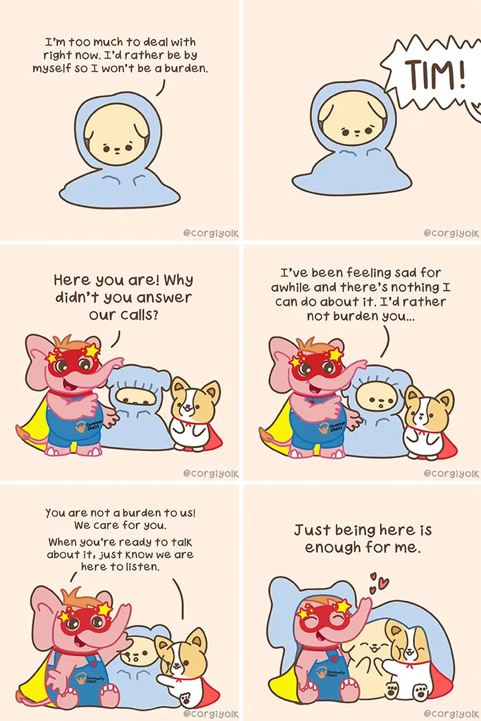 26 Wholesome Comics By Sonia Yeo, Starring A Playful Corgi And Its Furry Companions