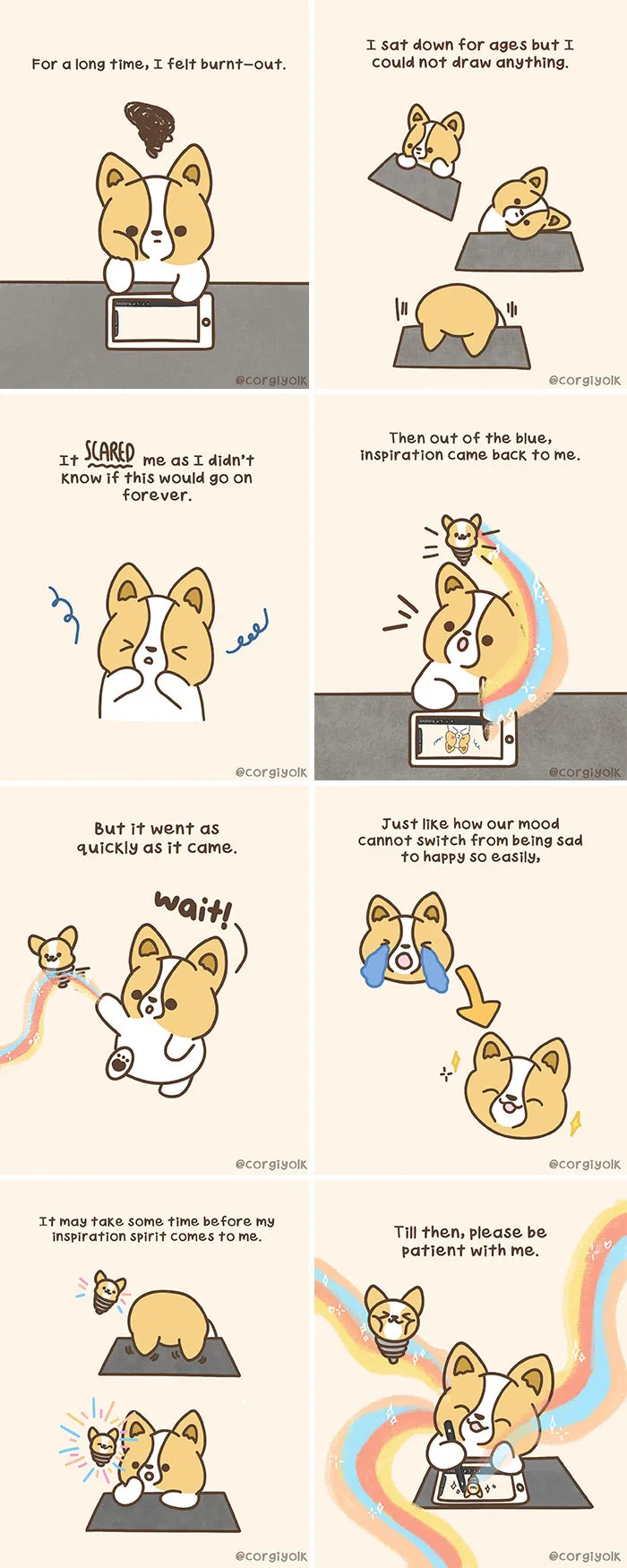 26 Wholesome Comics By Sonia Yeo, Starring A Playful Corgi And Its Furry Companions