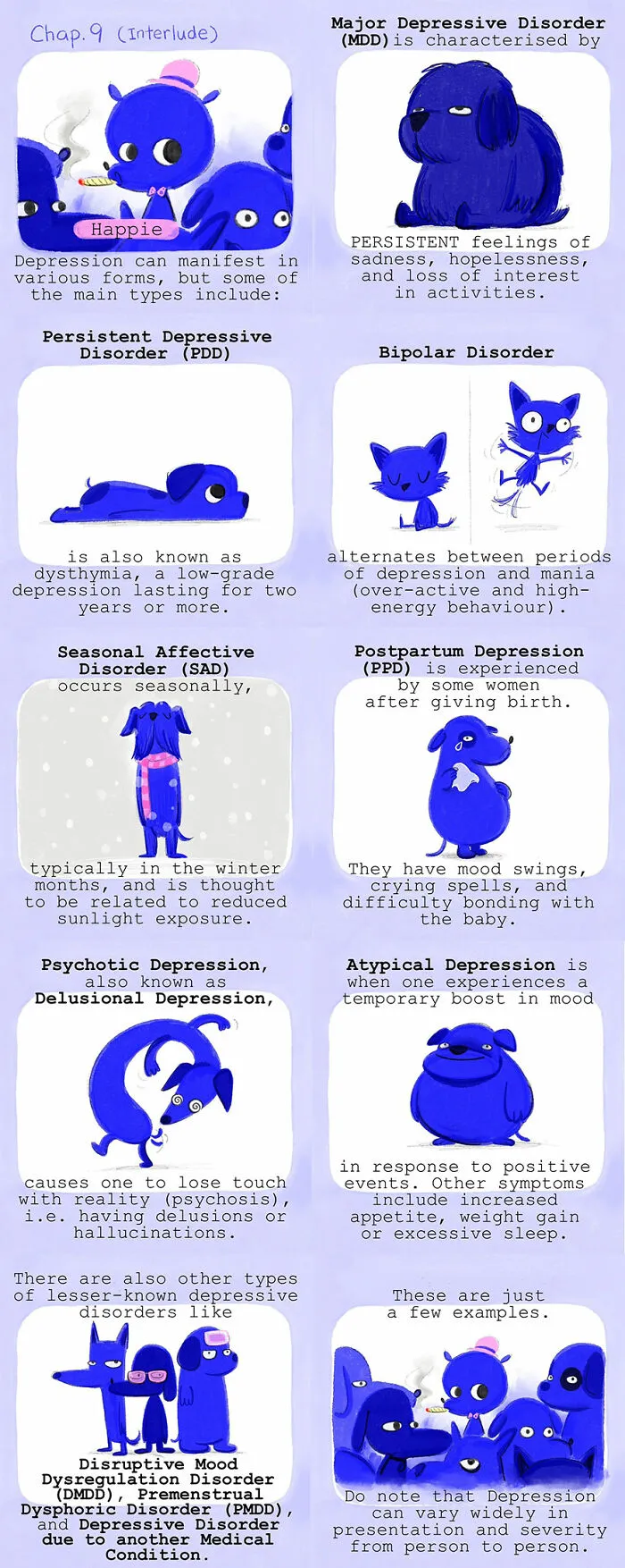 My Comic About A Girl And Her Depression Showcases How They Learn To Live With Each Other (18 Pics)