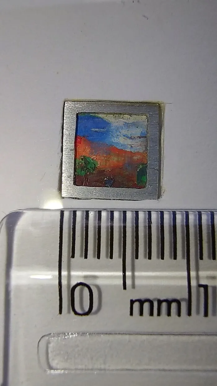 I Create The Smallest Painting In The World (16 Pics)
