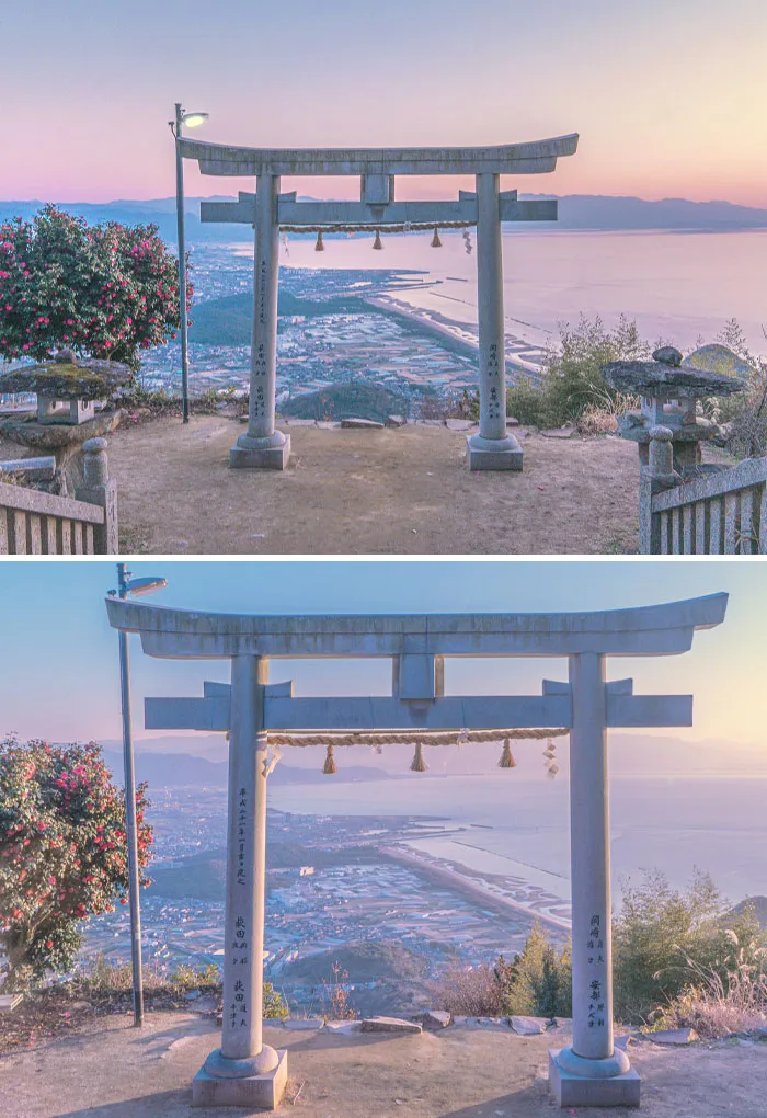 The View That Unfolded At The Top Of The 270 Steps Was Like Something Out Of An Anime