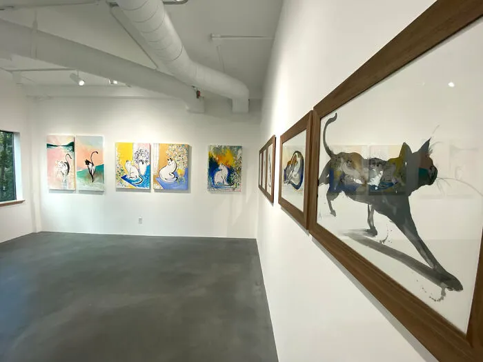 The Largest Cat Painting In The World Will Be Shown To Public For The 1st Time @ The Cat Art Show 2024, Yuan Ru Art Center, Bellevue Washington. Opening June 2024