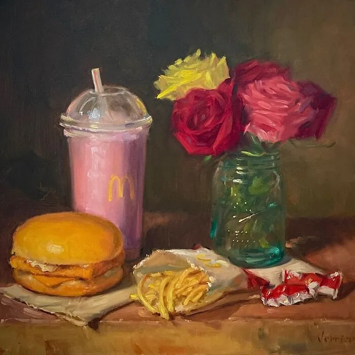 Modern-Day Fast Food Portrayed Through A Classical Art Lens By This Artist (30 Pics)