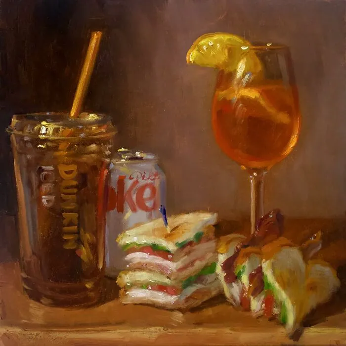 Modern-Day Fast Food Portrayed Through A Classical Art Lens By This Artist (30 Pics)