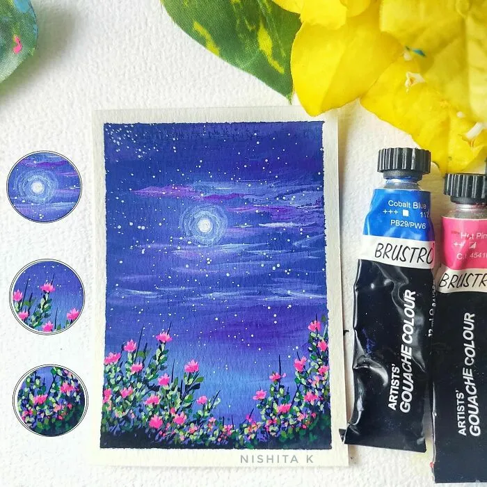 Using Gouache, Watercolor, And Acrylics This Artist Creates Stunning Landscape Paintings, And Here Are 72 Of The Best Ones