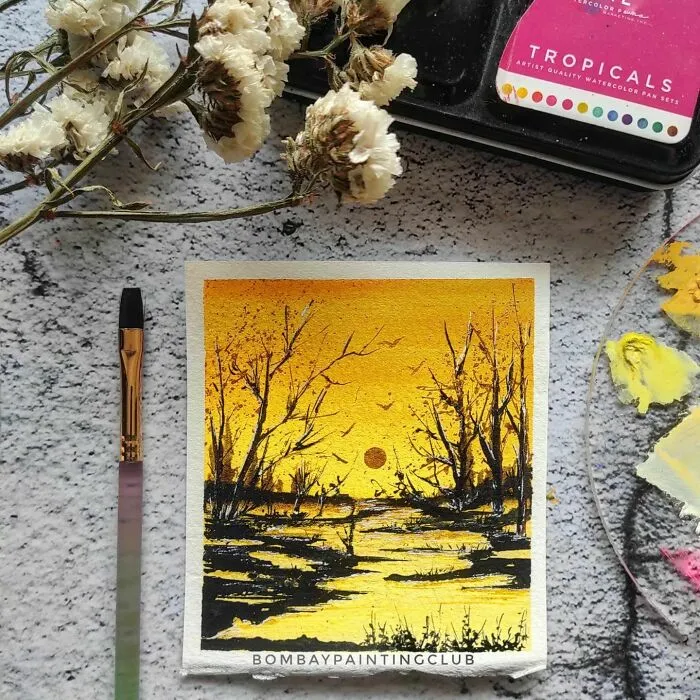 Using Gouache, Watercolor, And Acrylics This Artist Creates Stunning Landscape Paintings, And Here Are 72 Of The Best Ones
