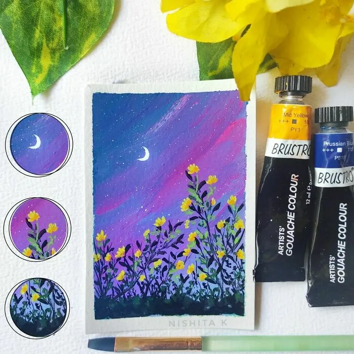 Using Gouache, Watercolor, And Acrylics This Artist Creates Stunning Landscape Paintings, And Here Are 72 Of The Best Ones