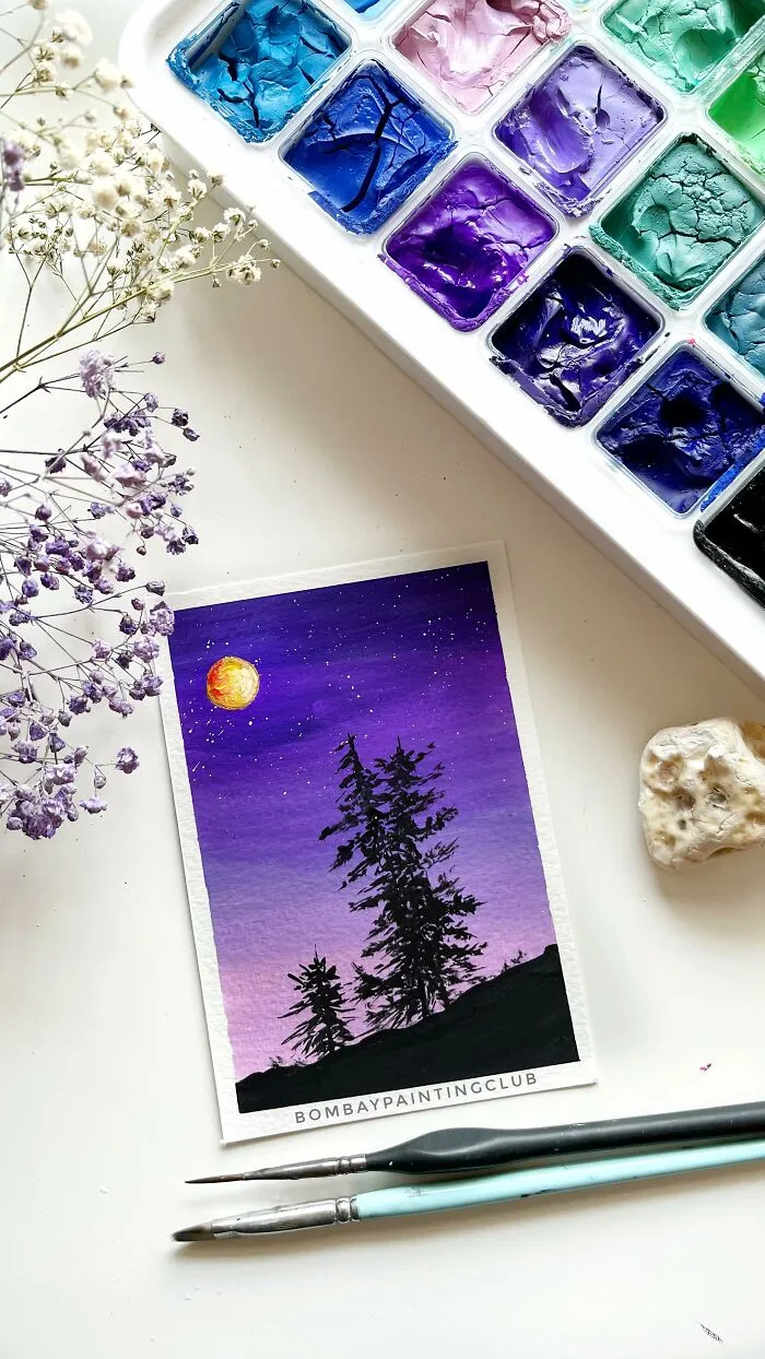 Using Gouache, Watercolor, And Acrylics This Artist Creates Stunning Landscape Paintings, And Here Are 72 Of The Best Ones