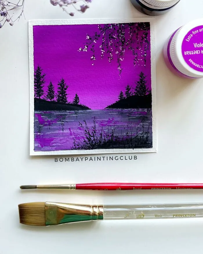 Using Gouache, Watercolor, And Acrylics This Artist Creates Stunning Landscape Paintings, And Here Are 72 Of The Best Ones
