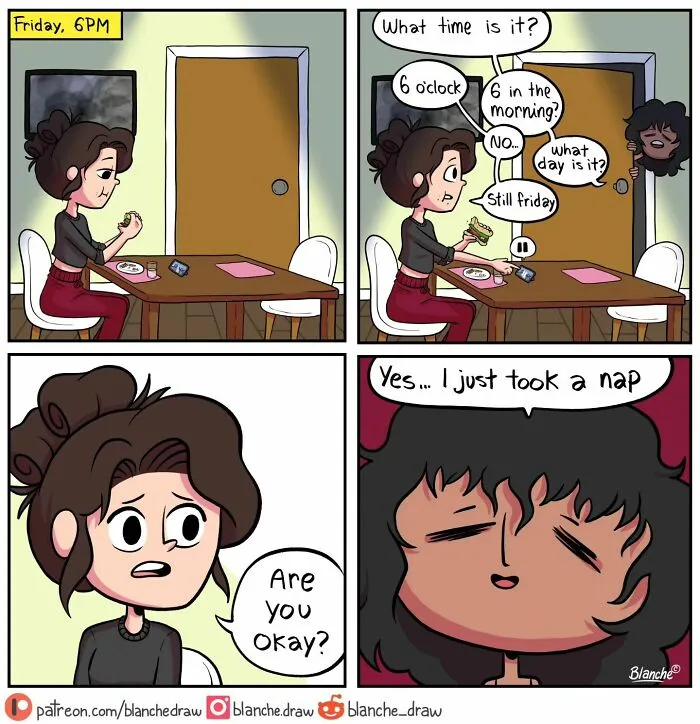30 Unpredictable And Hilarious Comics Depicting Everyday Life As A Woman By Blanchet (New Pics)