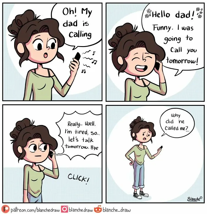 30 Unpredictable And Hilarious Comics Depicting Everyday Life As A Woman By Blanchet (New Pics)