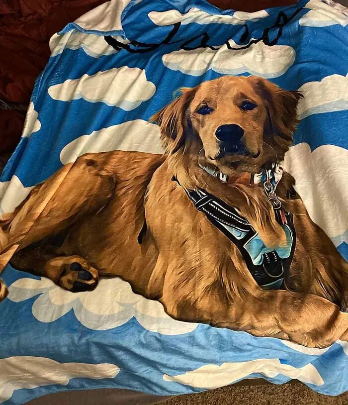 Personalized Pet Photo Blanket