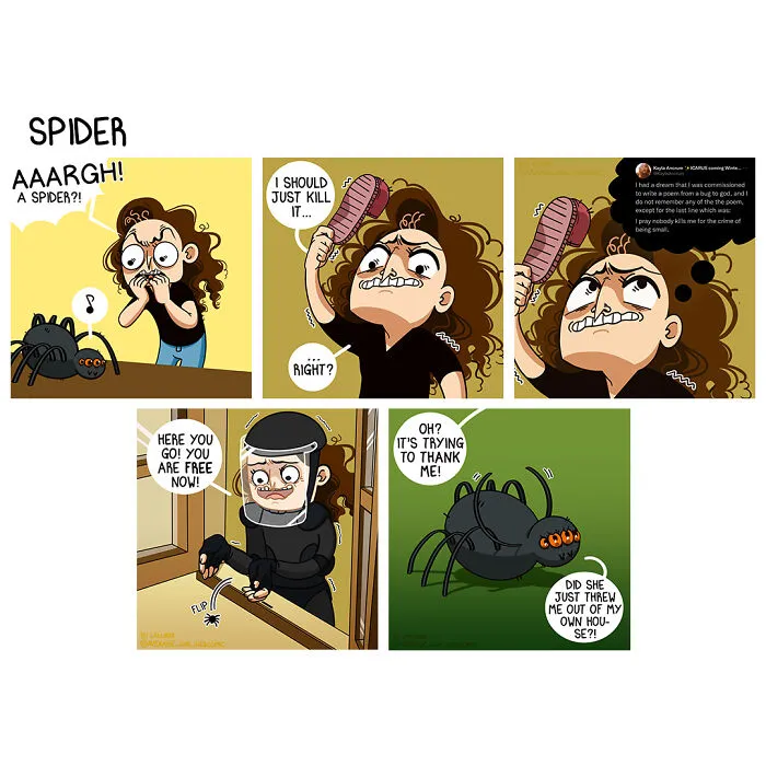 Artist Illustrates Her Relationship, Everyday Life, And Funny Situations In 25 Comics