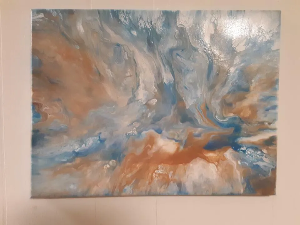 Painting Painted Itself.  Then Jesus Showed Up And Brought Friends And Foes.
