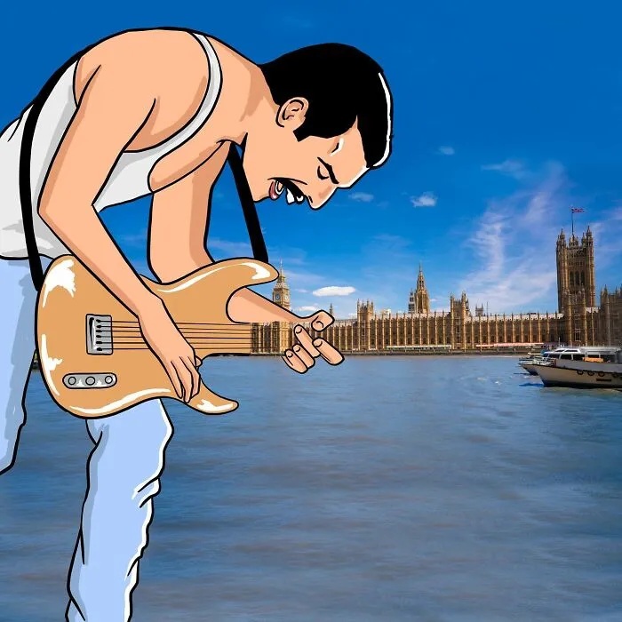 65 Creative Illustrations Drawn On Scenic Photos By Robin Yayla (New Pics)