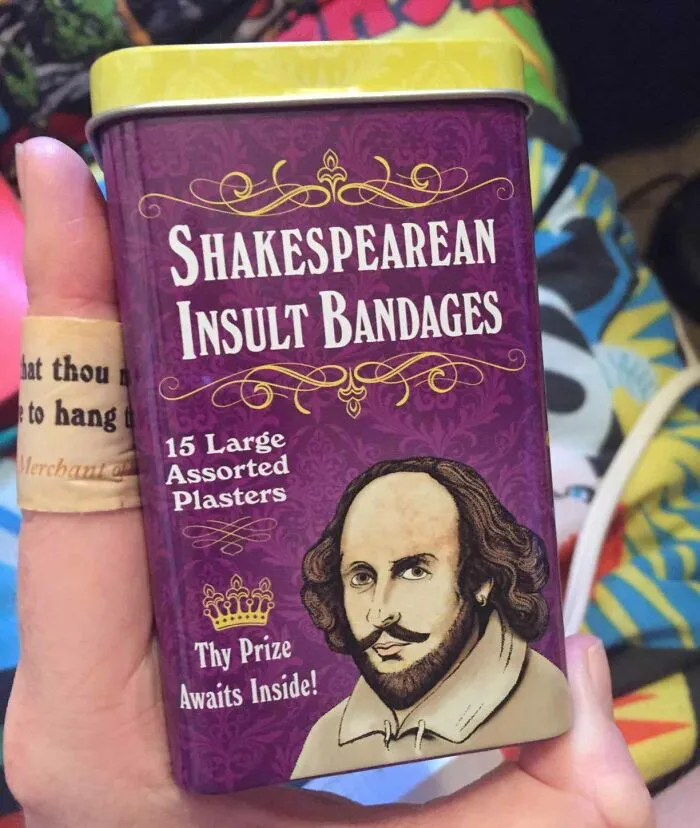 Shakespearean Insult Bandages