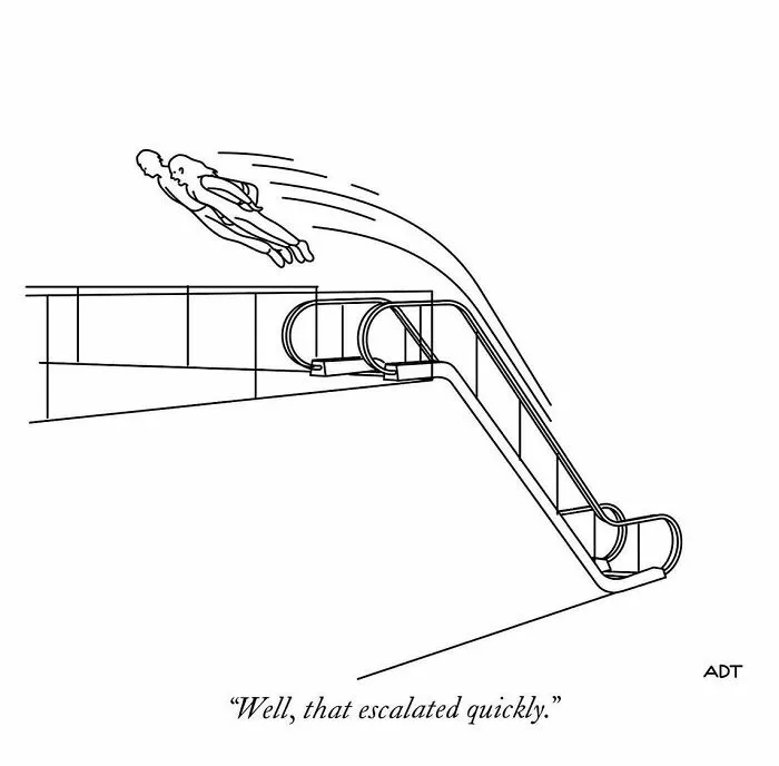 30 Lighthearted One-Panel Comics By Adam Douglas Thompson Packed With Humor And Charm