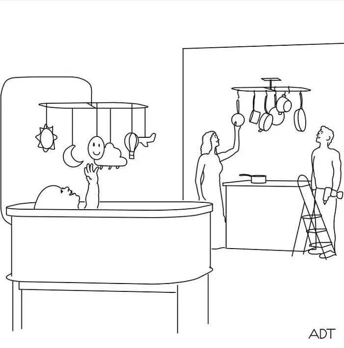 30 Lighthearted One-Panel Comics By Adam Douglas Thompson Packed With Humor And Charm