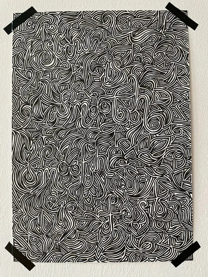 I Hide Quotes In My Doodles: Can You Spot What They Say?