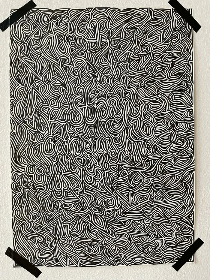 I Hide Quotes In My Doodles: Can You Spot What They Say?