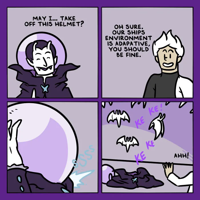 In The Sci-Fi World I Created, Vampires And Werewolves Are Still A Huge Problem (20 New Pics)