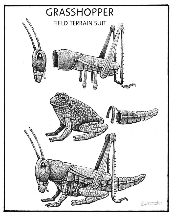 30 Nonsensical Scientific Illustrations Of Wildlife By Tim Andraka