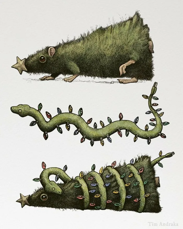 30 Nonsensical Scientific Illustrations Of Wildlife By Tim Andraka
