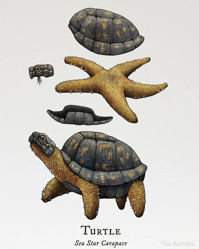 30 Nonsensical Scientific Illustrations Of Wildlife By Tim Andraka