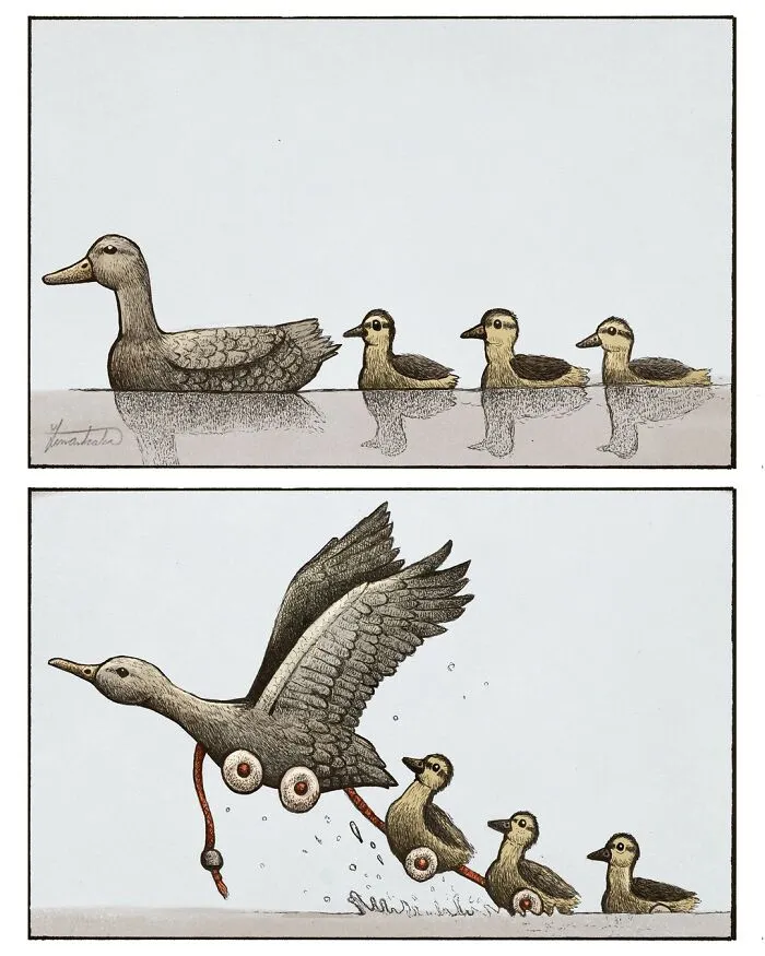 30 Nonsensical Scientific Illustrations Of Wildlife By Tim Andraka