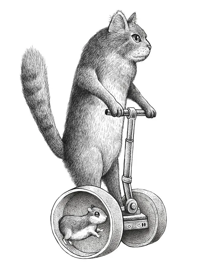 30 Nonsensical Scientific Illustrations Of Wildlife By Tim Andraka