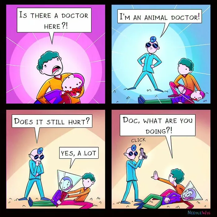 22 Humorous Comics With Unexpected Endings By Needle Wig (New Pics)