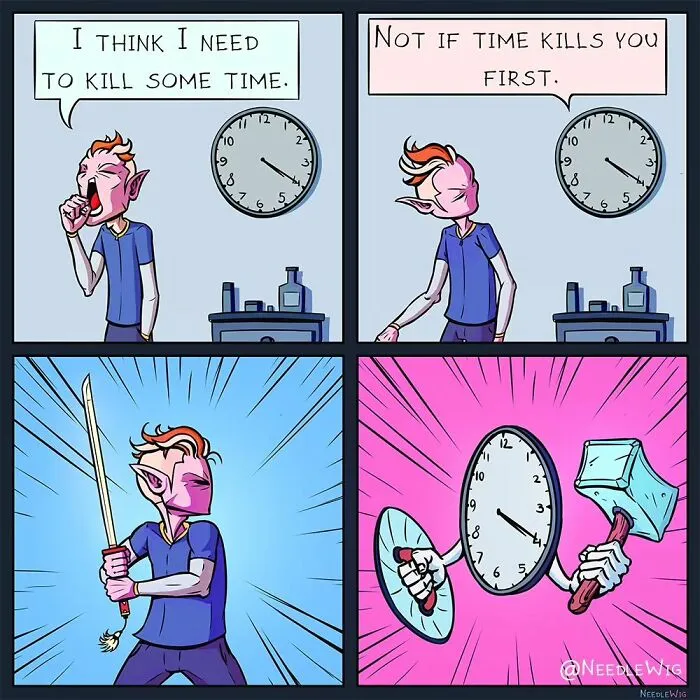 22 Humorous Comics With Unexpected Endings By Needle Wig (New Pics)