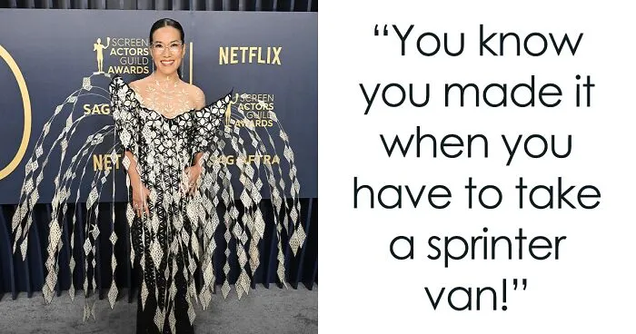 Ali Wong’s Dress For The 2024 SAGs Should Have Won Its Own Award